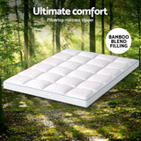 NNEDSZ Giselle Bedding Mattress Topper Pillowtop Bamboo 10cm Double