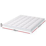 NNEDSZ Giselle Bedding Mattress Topper Pillowtop Bamboo 10cm King