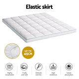 NNEDSZ Giselle Bedding Mattress Topper Pillowtop Bamboo 10cm King