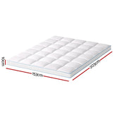 NNEDSZ Giselle Bedding Mattress Topper Pillowtop Bamboo 10cm Queen