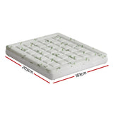 NNEDSZ Bedding Mattress Topper Pillowtop Bamboo 7.5cm King