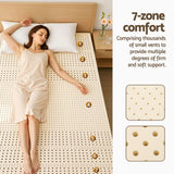 Giselle Bedding Latex Mattress Topper 7.5cm King