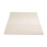 Giselle Bedding Latex Topper 100% Natural Latex Toppers 7-zone w/ Ice Silk Cool-touch Fabric Cooling Cover Queen 5cm