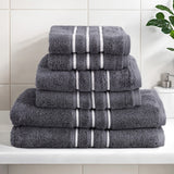 NNEDSZ 6 Pack Bath Towels Set Cotton Towel Grey