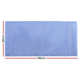 NNEDSZ 2 Pack Bath Sheets Set Cotton Extra Large Towel Blue