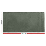 NNEDSZ 2 Pack Bath Sheets Set Cotton Extra Large Towel Green