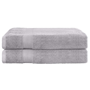 NNEDSZ 2 Pack Bath Sheets Set Cotton Extra Large Towel Grey