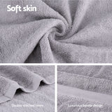 NNEDSZ 2 Pack Bath Sheets Set Cotton Extra Large Towel Grey