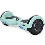 NNEMB SX-2000 Hoverboard Scooter, 500W Brushless, Superior Self Balancing System, UL Certified, LED Lights, Mint Green