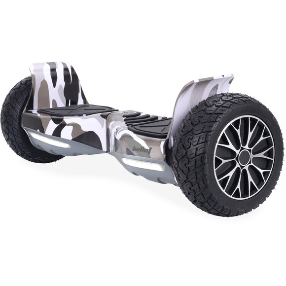 NNEMB SX-4000 Hoverboard Scooter, 8.5' Wheels, 700W Brushless, Superior Self Balancing System, UL Certified, LED Lights, Carry Bag, Camo