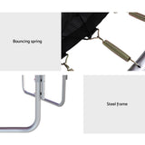 NNEDSZ 6FT Trampoline for Kids w/ Ladder Enclosure Safety Net Rebounder Orange