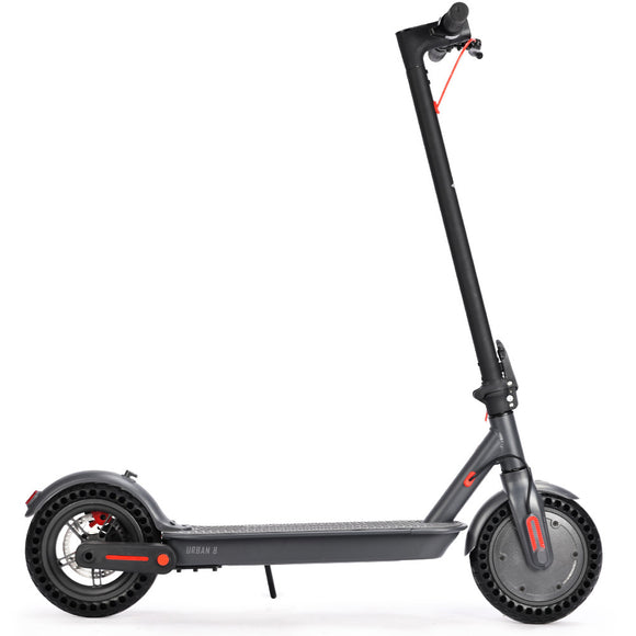 NNEMB Urban 8 Electric Scooter, Suspension, 25km Range, 8.5-Inch Wheels, Brushless Motor, Motorised Commuter eScooter for Adults, Grey