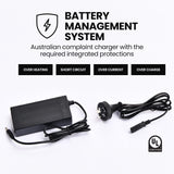 NNEMB Urban 10 Electric Scooter, 35km/h, Suspension, 35km Range, 10-Inch Wheels, Brushless Motor, Free APP, Motorised Commuter eScooter for Adults, Black