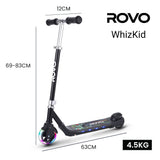 NNEMB Electric Scooter, Ages 5-11, Adjustable Height, Lithium Battery, Brushless Motor, Black