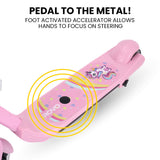 NNEMB Electric Scooter, Ages 5-11, Adjustable Height, Lithium Battery, Brushless Motor, Pink