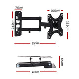 NNEDSZ Artiss TV Wall Mount Bracket for 17"-42" LED LCD TVs Full Motion Strong Arms