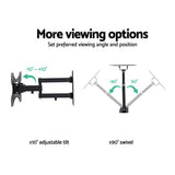 NNEDSZ Artiss TV Wall Mount Bracket for 17"-42" LED LCD TVs Full Motion Strong Arms