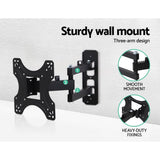 NNEDSZ Artiss TV Wall Mount Bracket for 17"-42" LED LCD TVs Full Motion Strong Arms