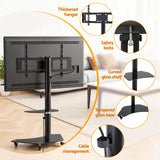 Artiss 40-100" TV Stand Mount Bracket Universal Adjustable Height with Wheels