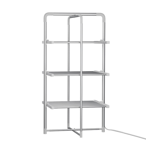 NNEDSZ Electric Heated Towel Rail Rack 30 Bars Foldable Clothes Dry Warmer