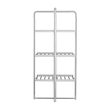 NNEDSZ Electric Heated Towel Rail Rack 30 Bars Foldable Clothes Dry Warmer