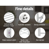 NNEDSZ Electric Heated Towel Rail Rack 30 Bars Foldable Clothes Dry Warmer