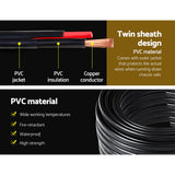 NNEDSZ 4MM 30M Twin Core Wire Electrical Cable Extension Car 450V 2 Sheath