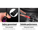 NNEDSZ 4MM 30M Twin Core Wire Electrical Cable Extension Car 450V 2 Sheath