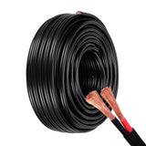 NNEDSZ 8B&S 30M Twin Core Wire Electrical Cable Extension Car 450V 2 Sheath