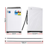 NNEDSZ Devanti 6kg Top Load Washing Machine White