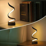 NNEOBA Modern Spiral LED Table Lamp