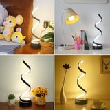 NNEOBA Modern Spiral LED Table Lamp
