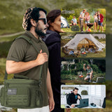 NNEOBA Tactical Lunch Box Heavy Duty Cooler Bag (Green)
