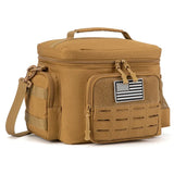 NNEOBA Tactical Thermal Cooler Bag Heavy Duty (Khaki)