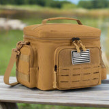NNEOBA Tactical Thermal Cooler Bag Heavy Duty (Khaki)