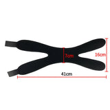 NNEOBA 2pcs Adjustable Patella Knee Support Brace Dual Strap Protector Black