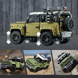 NNEOBA Technical Rover Defender Collector's Building Blocks Set