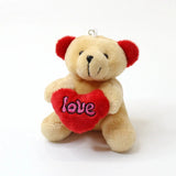 NNEOBA Bow Tie Teddy Bear Plush Pendant - Valentines Gift