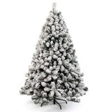NNEOBA Flocking Snow Christmas Tree Mall Decoration