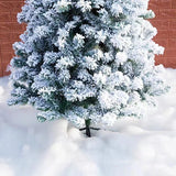 NNEOBA Flocking Snow Christmas Tree Mall Decoration