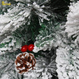 NNEOBA Pine Needles Christmas Tree with Hanging Sticks