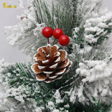 NNEOBA Pine Needles Christmas Tree with Hanging Sticks