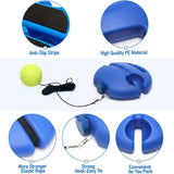 NNEOBA Professional Tennis Training Rebound Ball Self-Practice Tool Blue