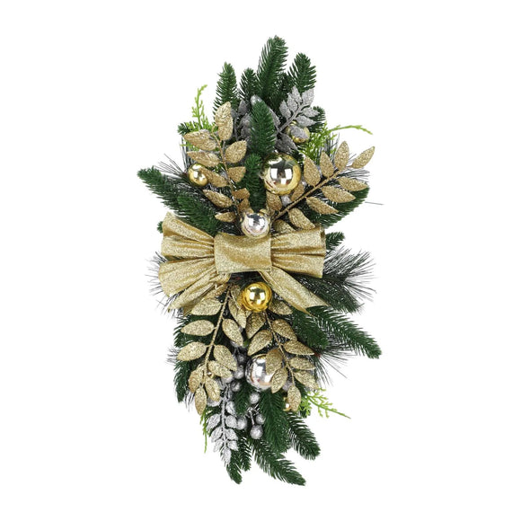 NNEOBA Cordless Pre-lit Christmas Wreath