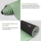 NNEOBA Non-Slip TPE Yoga Mat - 6mm Thick