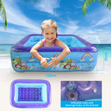NNEOBA Inflatable Swimming Pool for Kids (Blue)