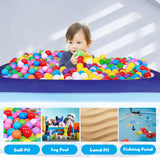 NNEOBA Inflatable Swimming Pool for Kids (Blue)
