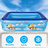 NNEOBA Inflatable Swimming Pool for Kids (Blue)