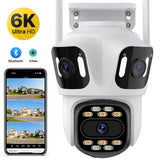 NNEOBA Three Lens 6K HD Outdoor WiFi Security Camera