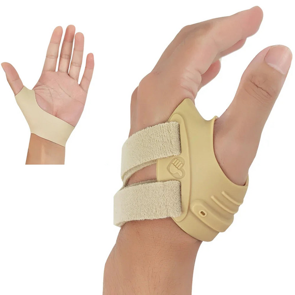 NNEOBA Thumb Support Brace CMC Joint Stabilizer Spica Splint L, Beige
